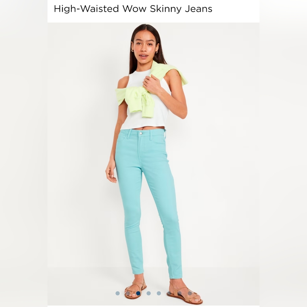 Old Navy Women's Skinny Jeans - Light Blue